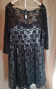 Torrid  black lace dress